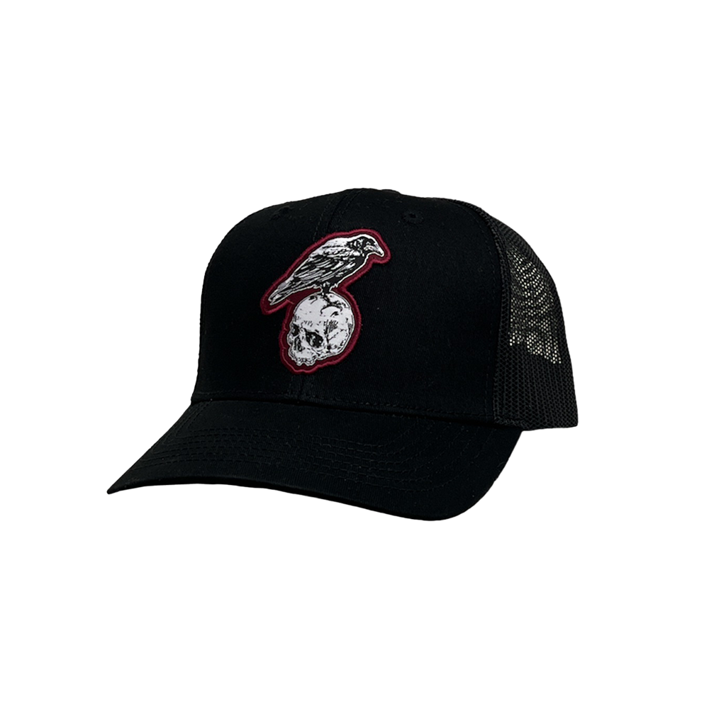 Black Crow Hat Front