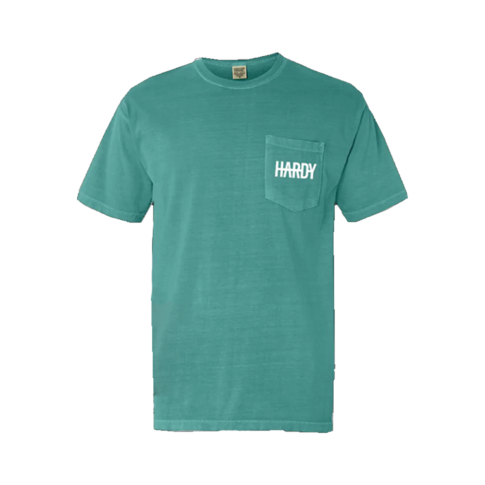 Sea Foam Sold Out Pocket T-Shirt Front
