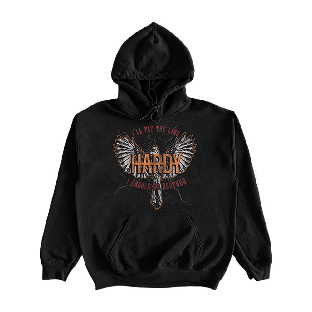 I'll Fly The Line Hoodie Front