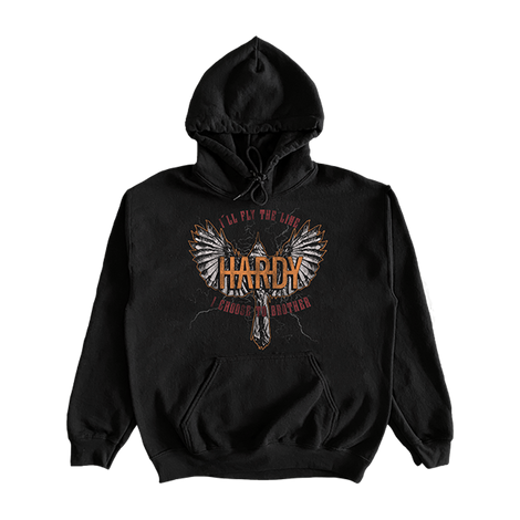 I'll Fly The Line Hoodie Front