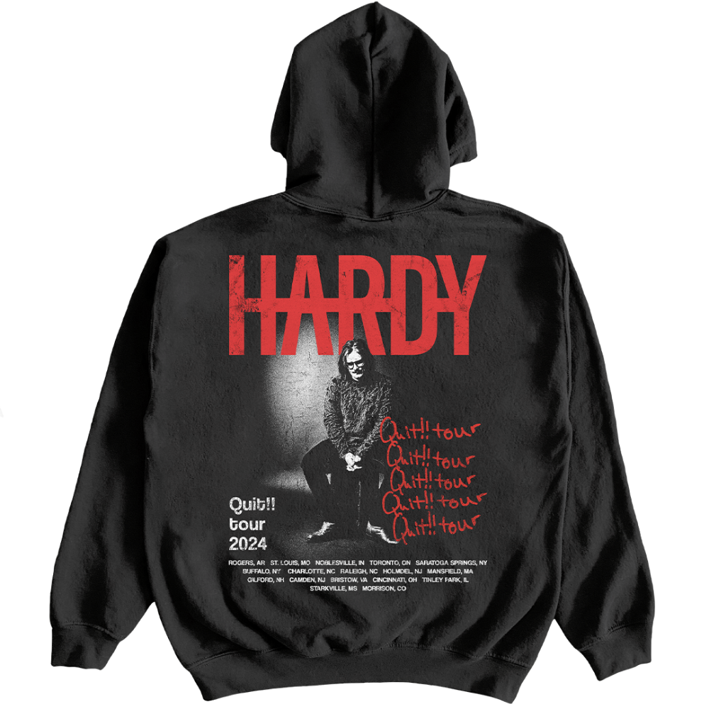Quit!! Tour Hoodie Back