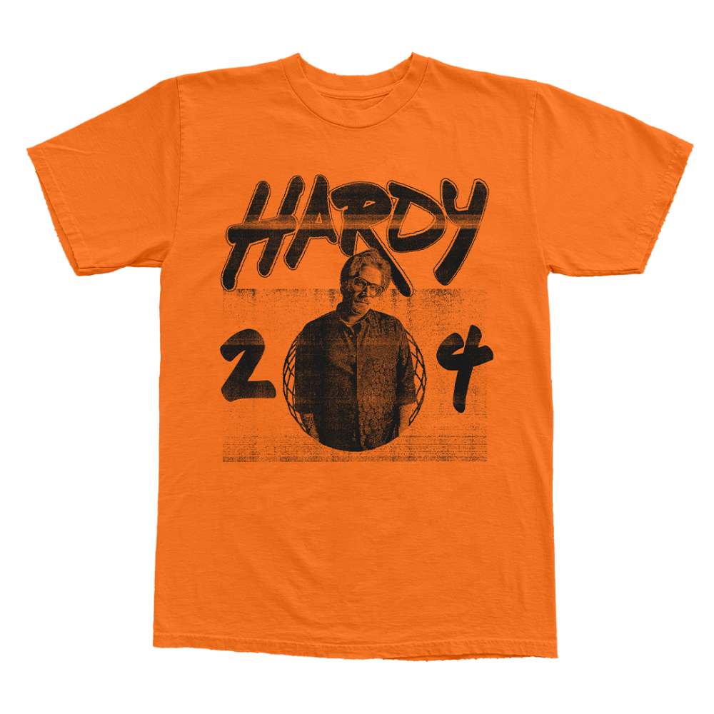 Orange Record Tee Front