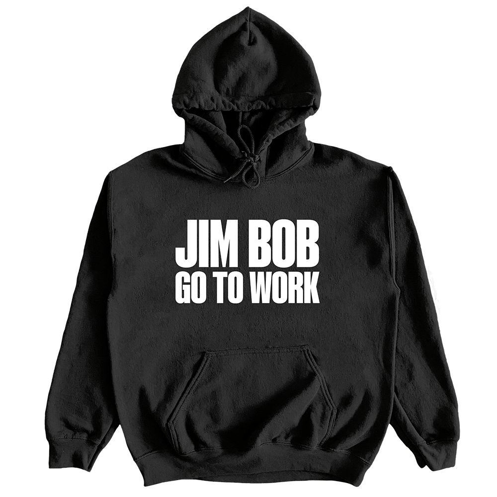 Jim Bob Holiday Hoodie Front
