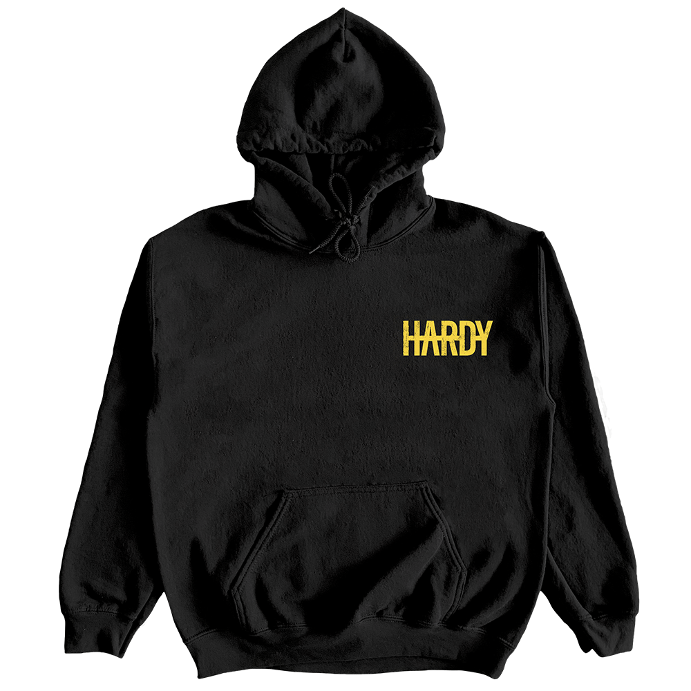 Wait In The Truck Black Hoodie Front