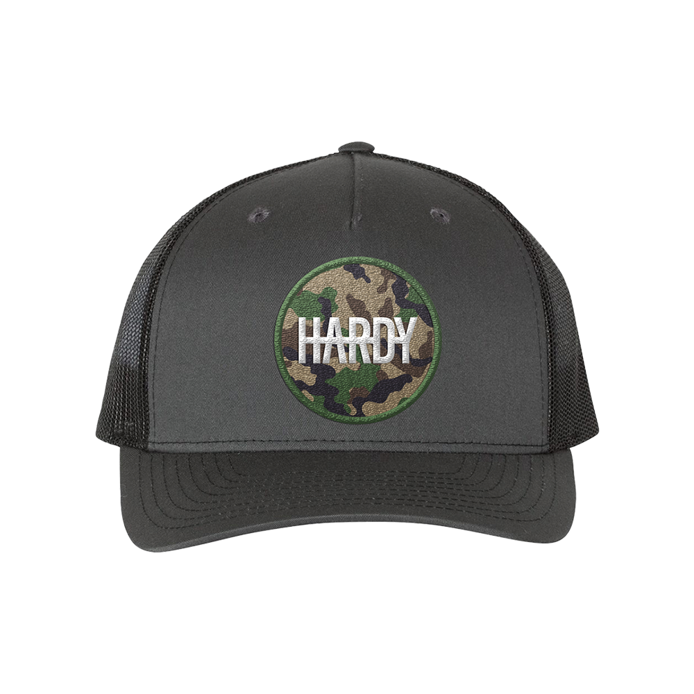 Camo Circle Patch Hat