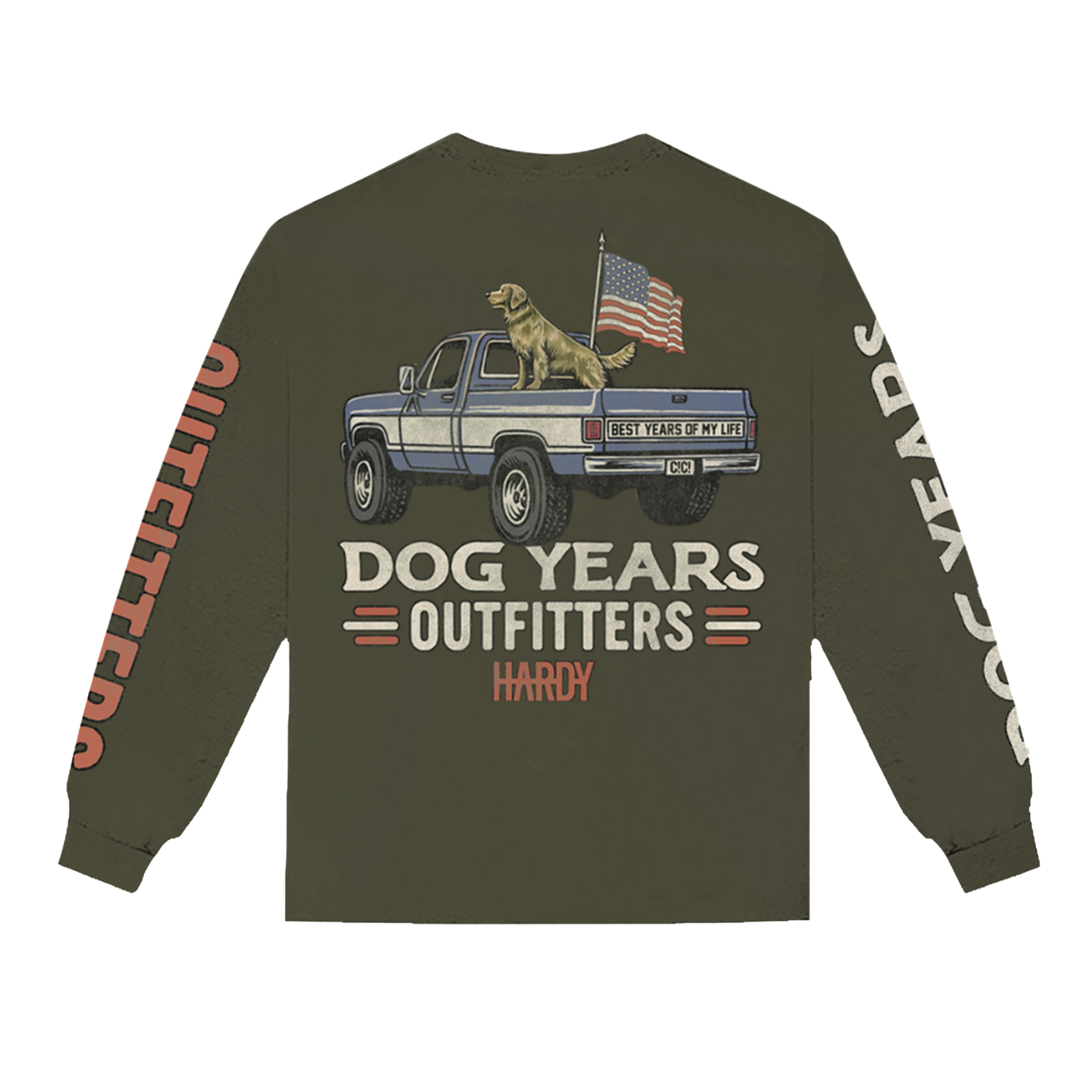 Dog Years Long Sleeve Tee Back