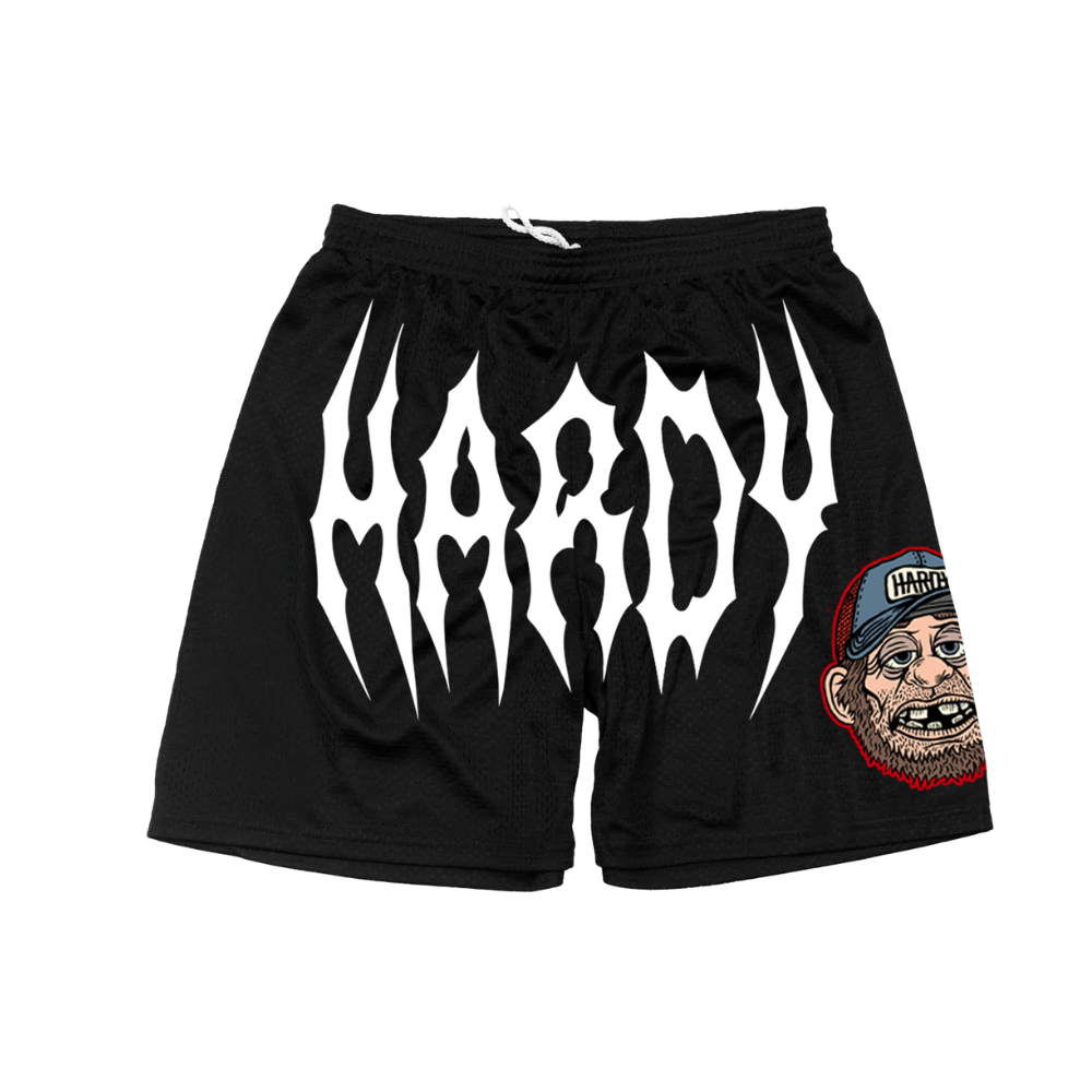 Jim Bob Front Print Shorts Back