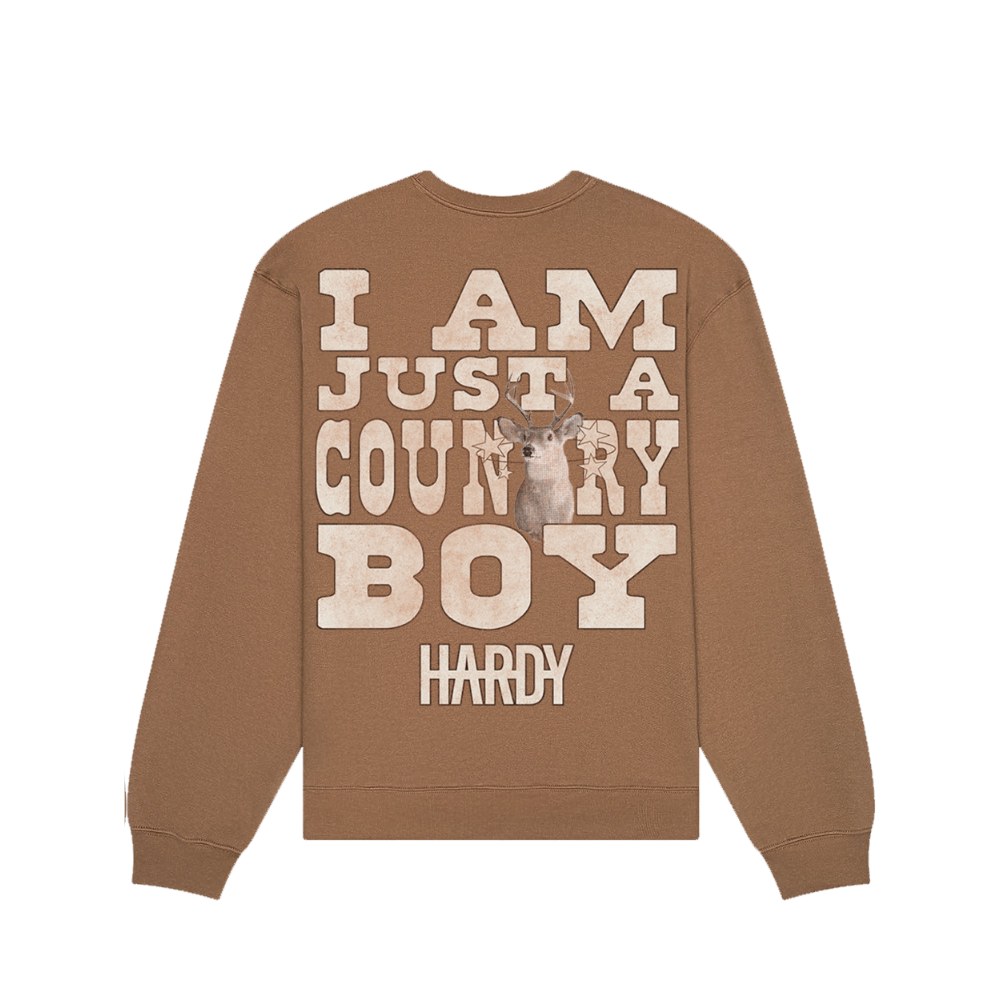 I Am Just a Country Boy Crewneck Back