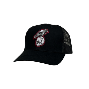 Black Crow Hat Front
