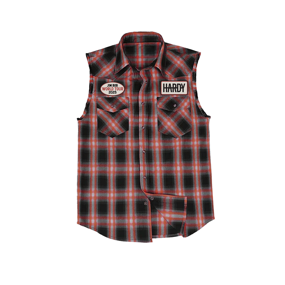 Jim Bob Cut Off Flannel Front 