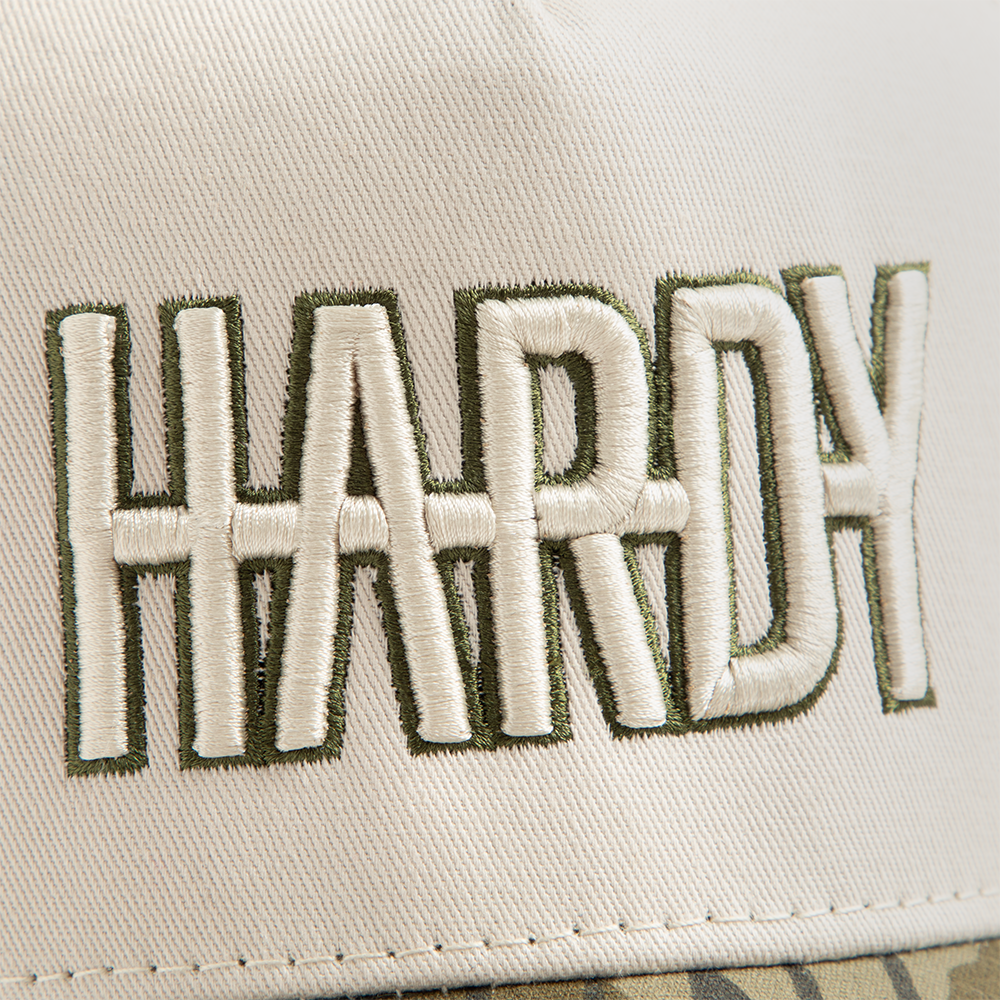 HARDY Camo Hat Detail