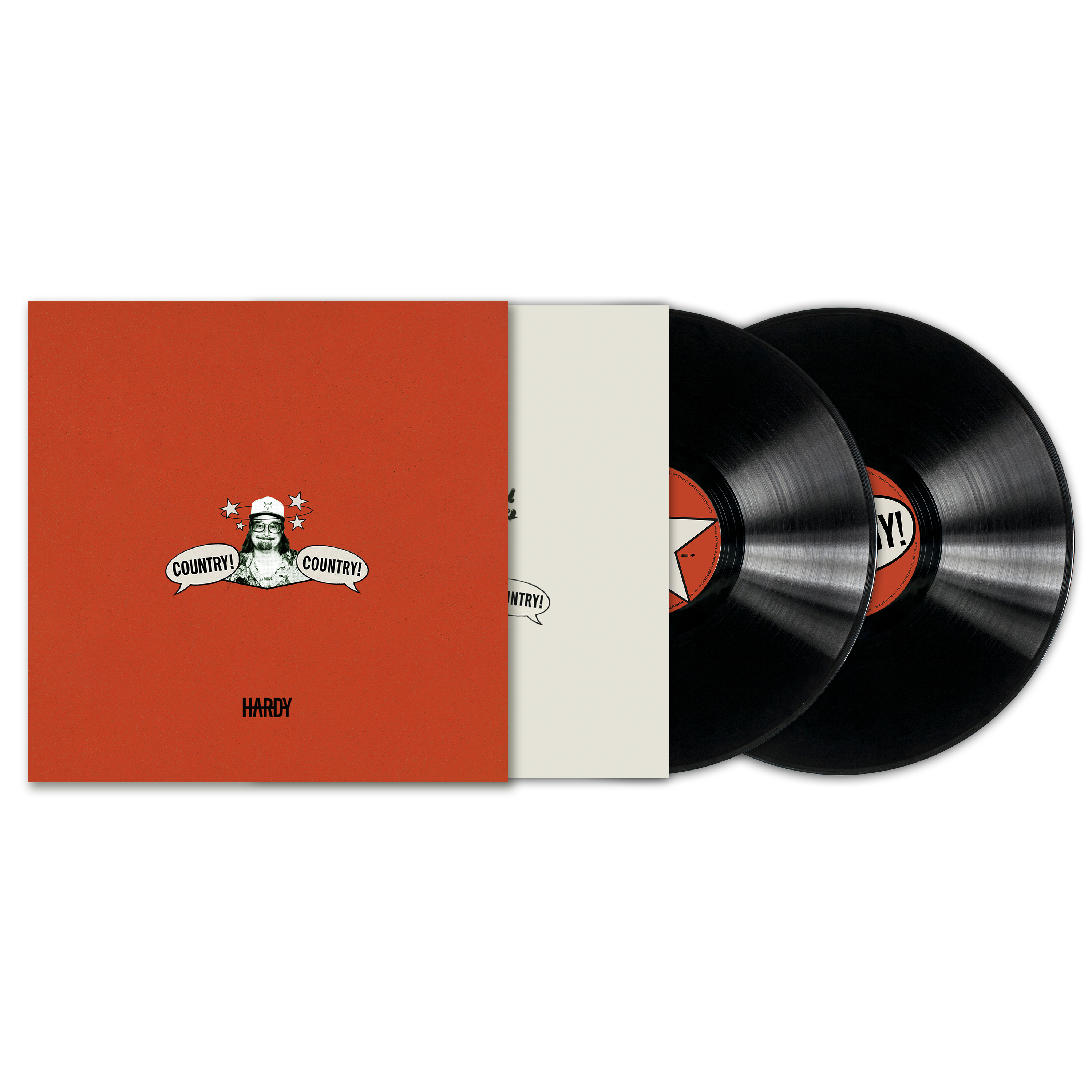COUNTRY! COUNTRY! Handprint LP (Black)