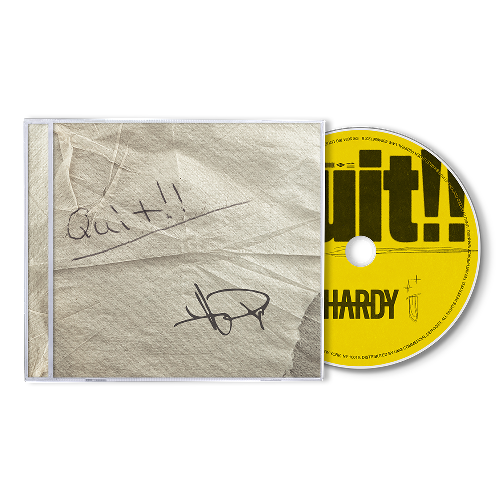 Quit!! Signed CD
