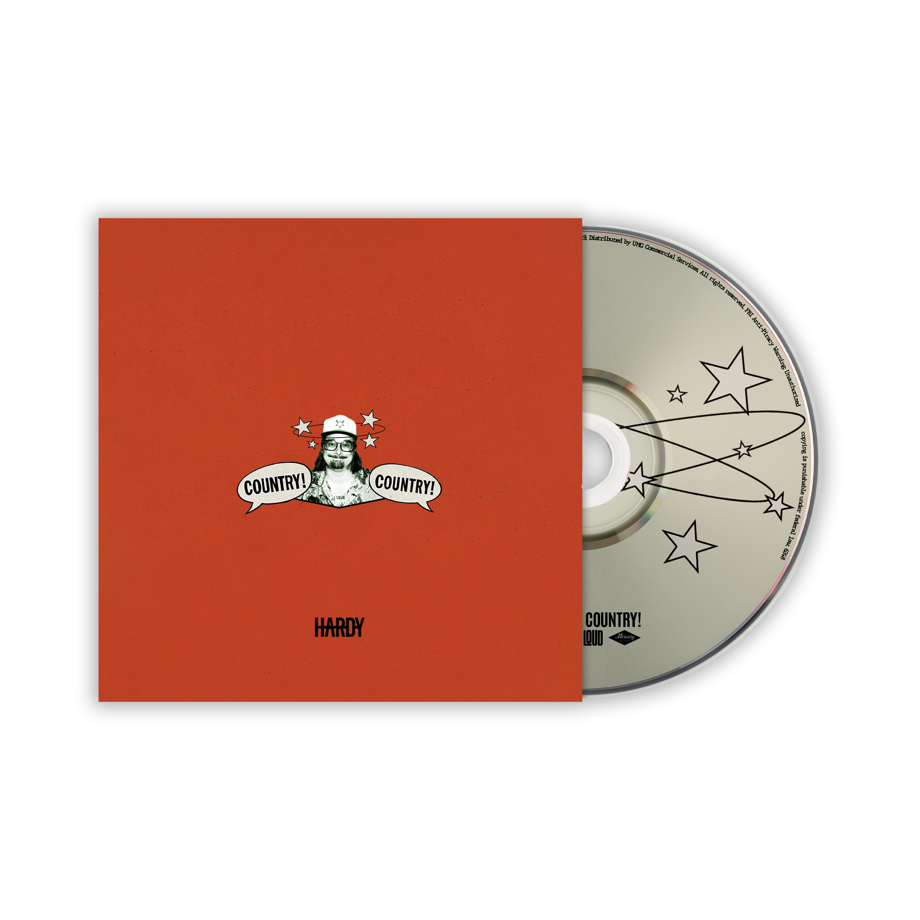 COUNTRY! COUNTRY! Standard CD - HARDY Official Store