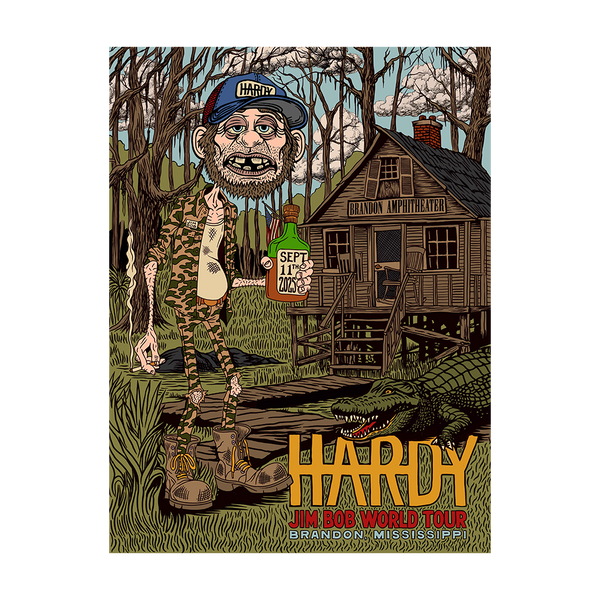 Jim Bob Brandon, MS Show Poster - HARDY Official Store