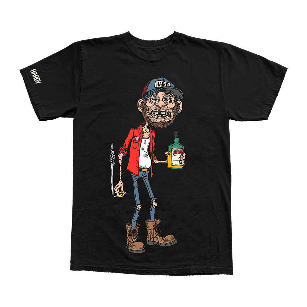 Black Jim Bob Tee