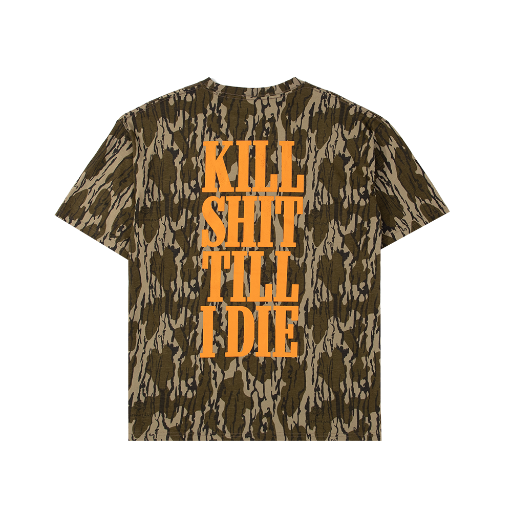 Kill Shit Till I Die Camo Tee Back