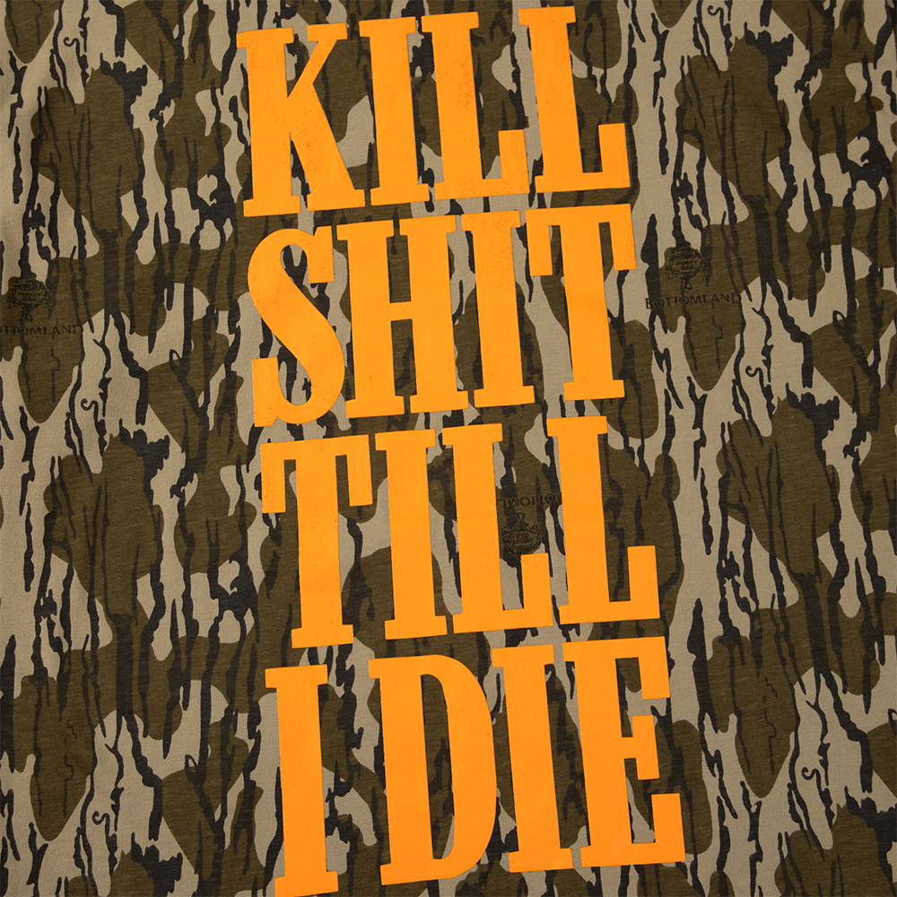 Kill Shit Till I Die Camo Tee Detail 1
