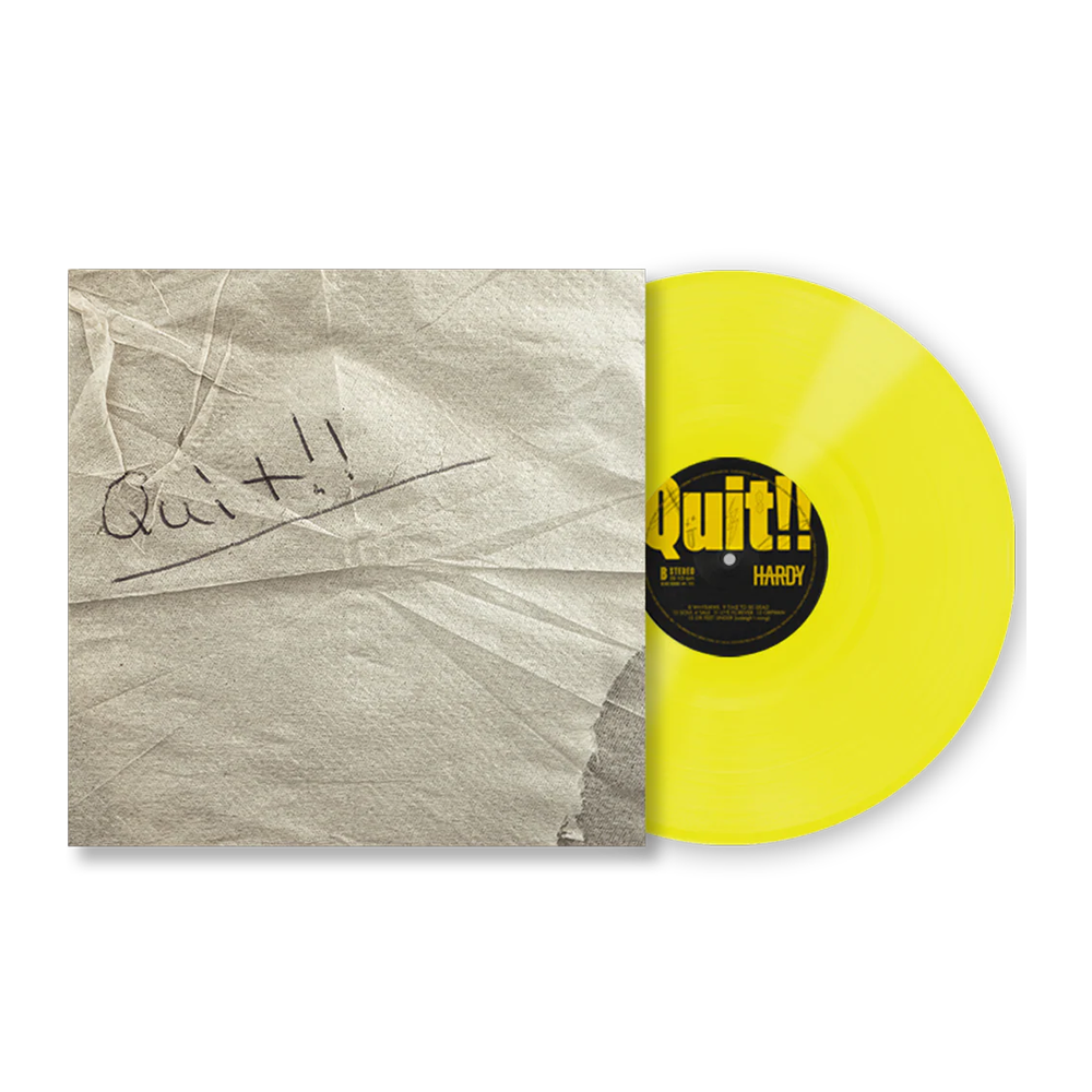 Quit!! Highlighter Yellow Vinyl
