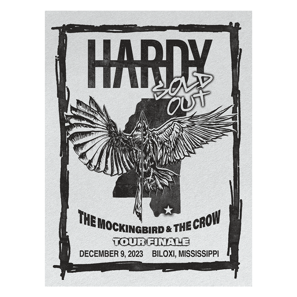 The Mockingbird & The Crow Tour Finale Poster HARDY Official Store
