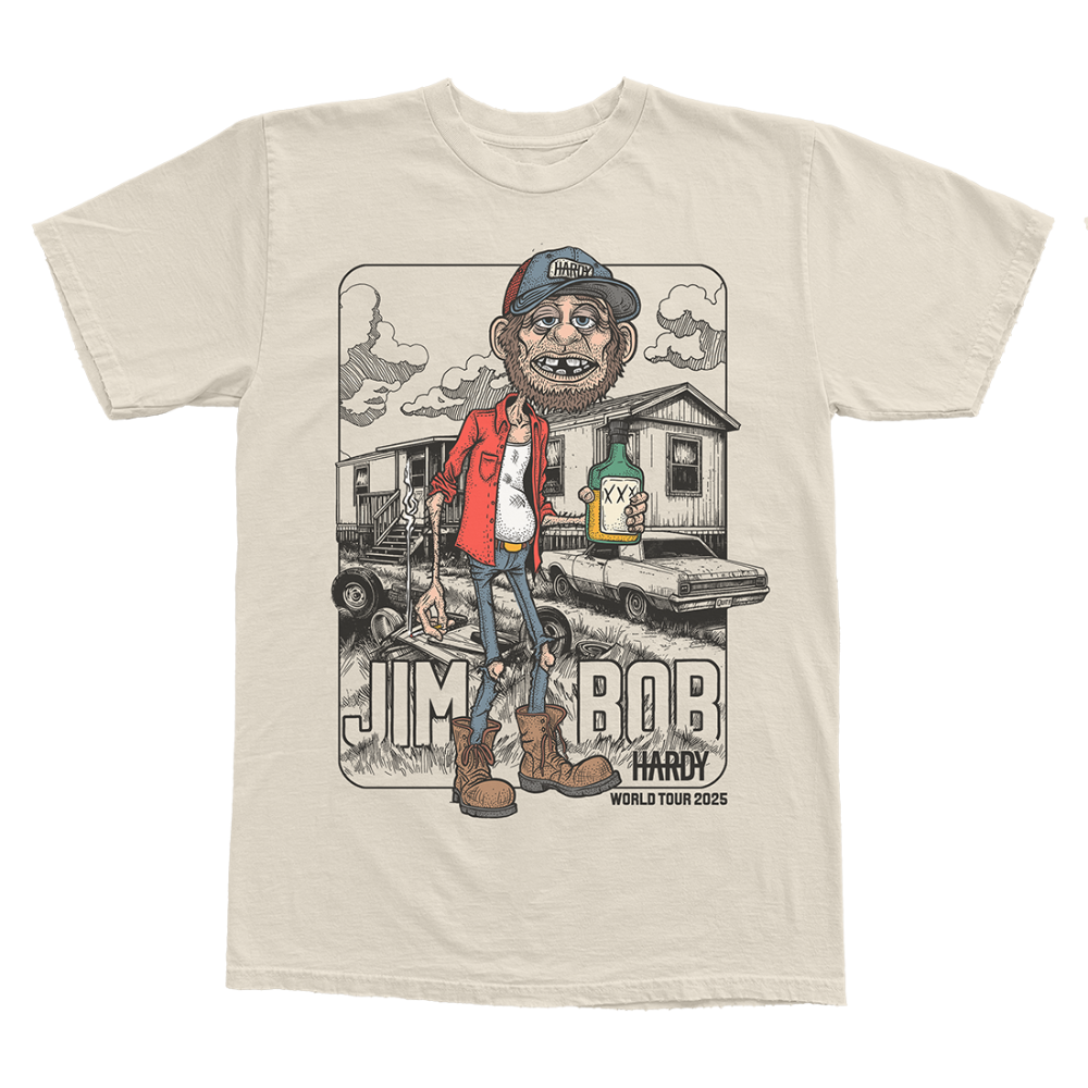 Jim Bob World Tour Tee Front 