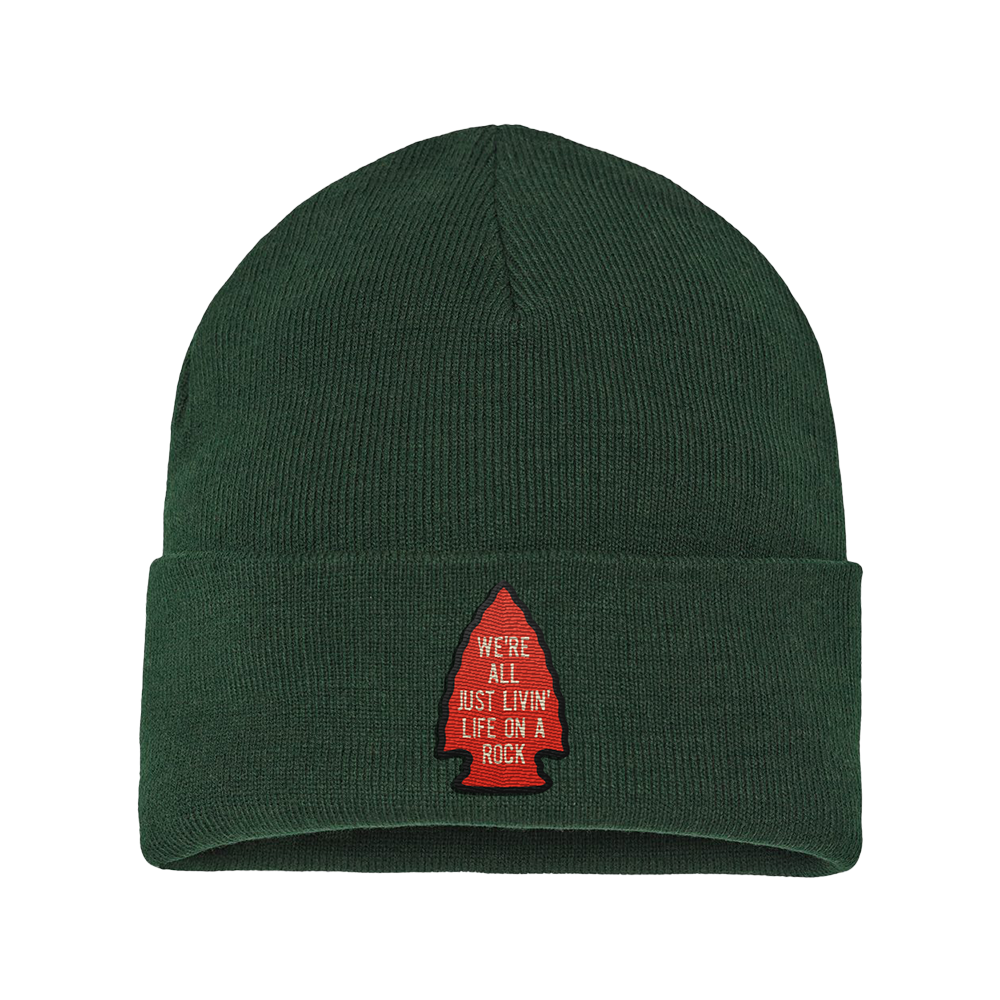 A Rock Patch Beanie