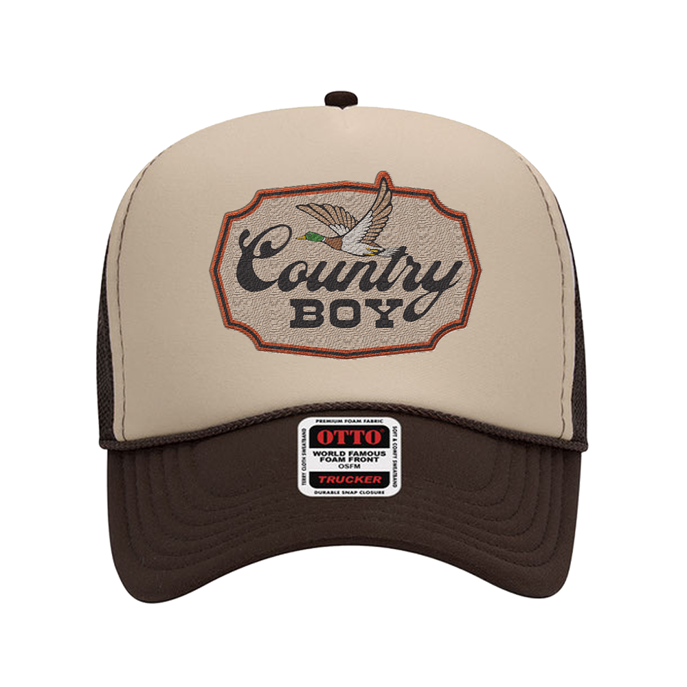 Country Boy Trucker Patch Hat