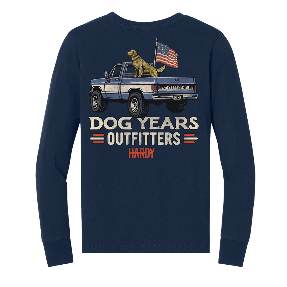 Dog Years Youth Long Sleeve Back