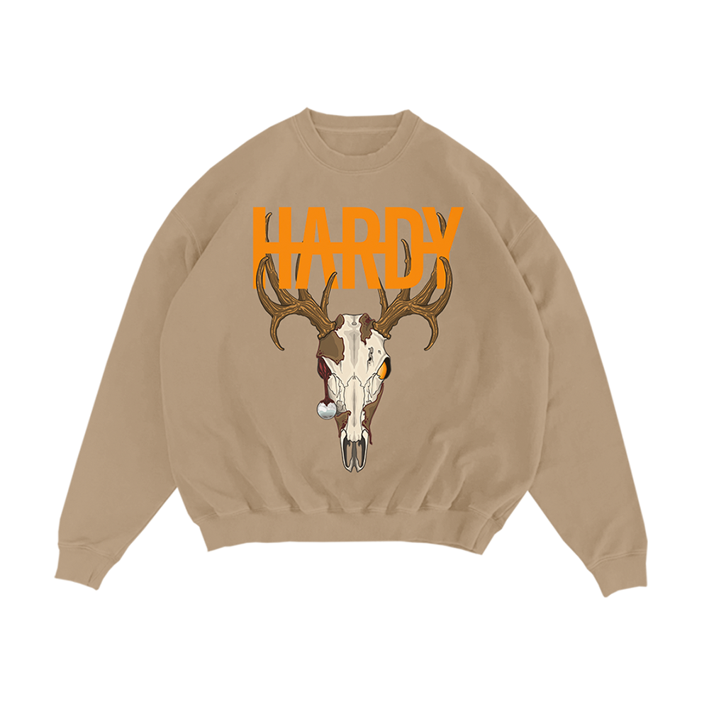 Deer top skull hoodie