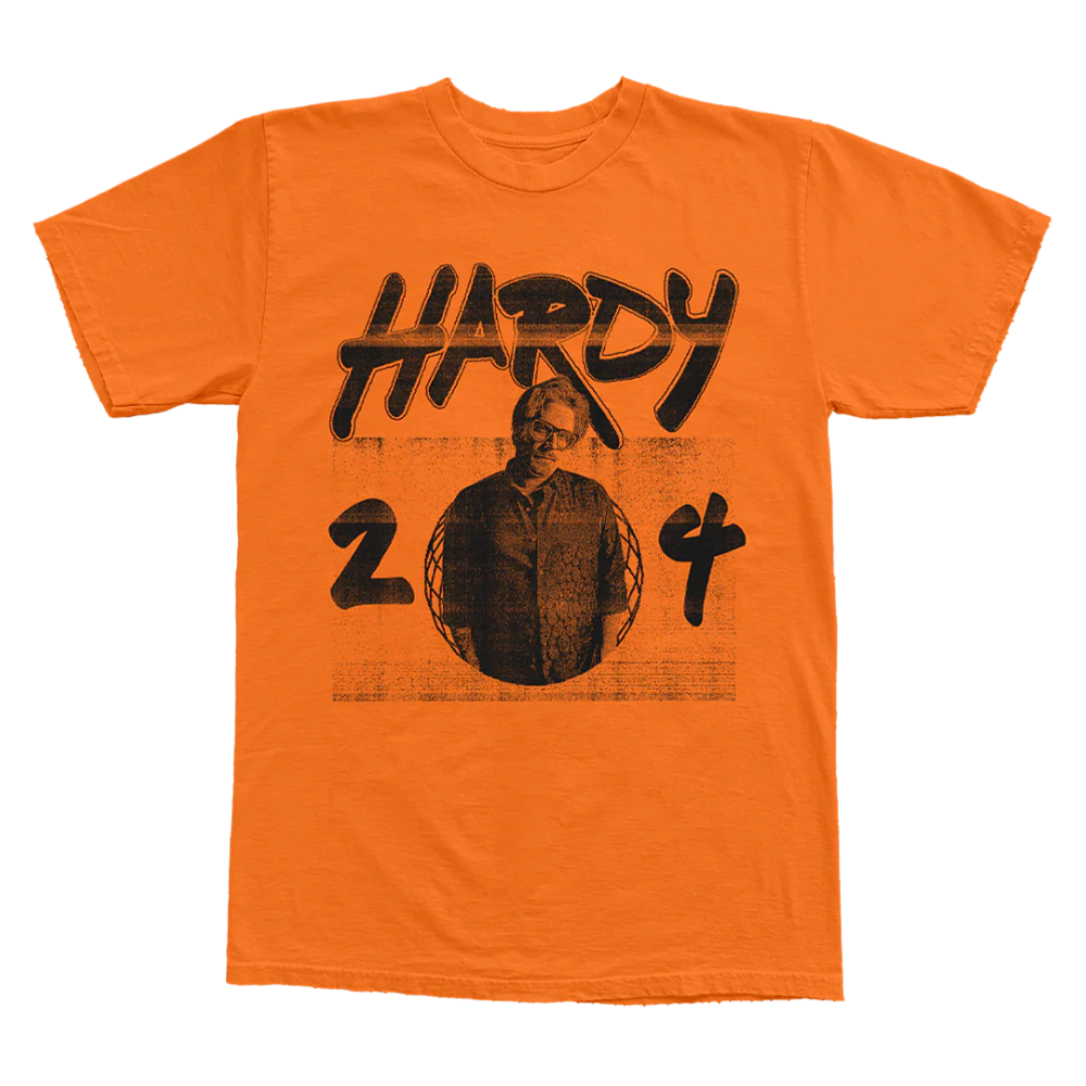 Orange Record Tee Front
