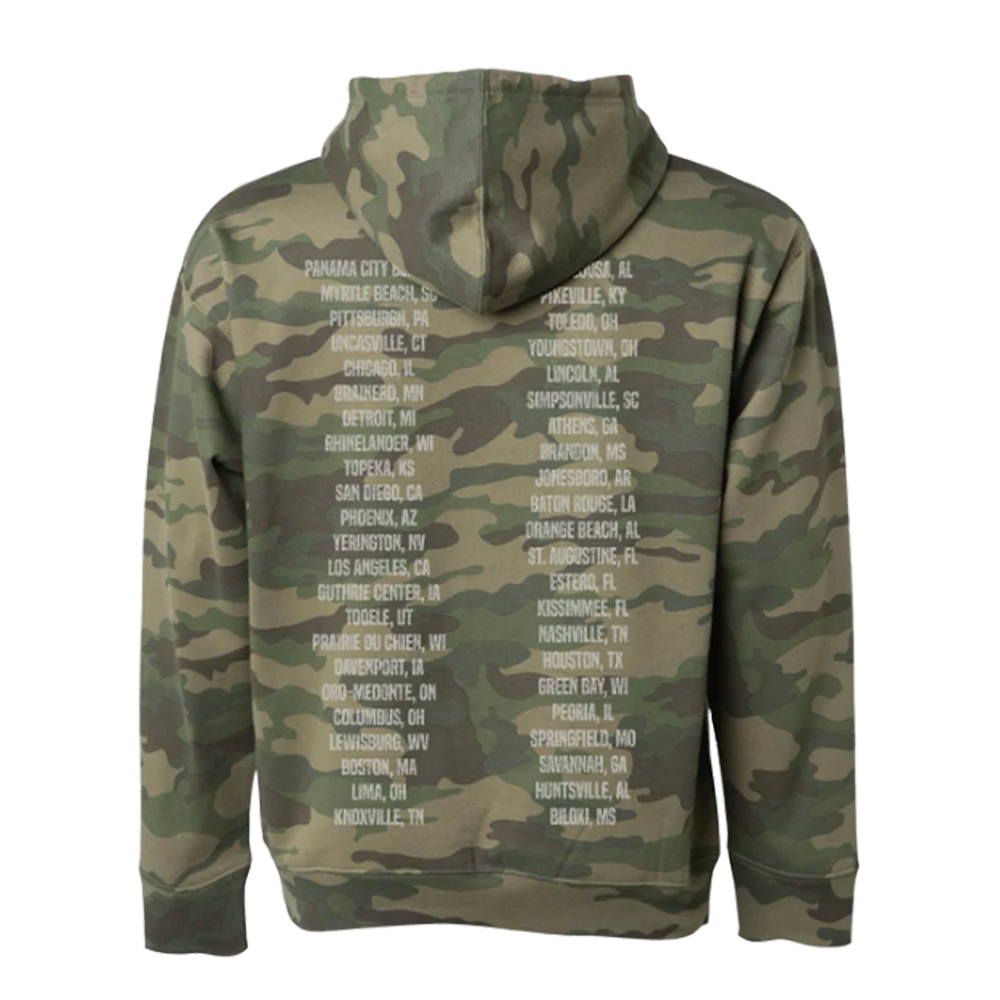 Lightning Camo Hoodie Back